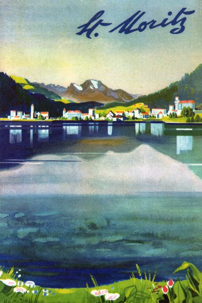 St Moritz, ca 1930 de . .
