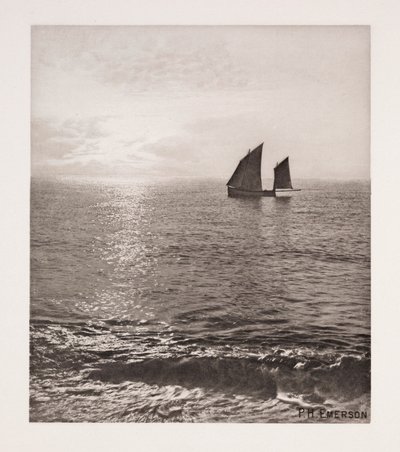 Amanecer en el mar de Frederick (attr. to) Barnard