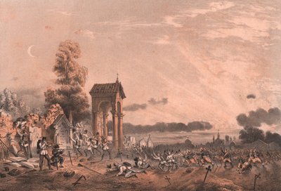 Toma del cementerio de Magenta, Lombardía de William Walcutt