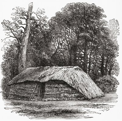 La cabaña en la que murió Sir David Livingstone el 1 de mayo de 1873 de . .