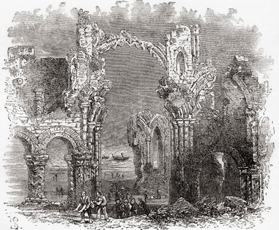 El monasterio de Lindisfarne de . .