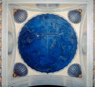 Bóveda de la scarsella en la Sagrestia Vecchia o Sacristía Vieja, Basílica de San Lorenzo, Florencia de Henry Charles Fehr