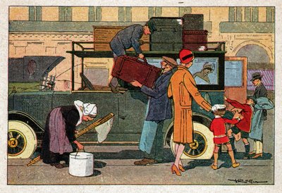 Viaje en auto de Ferdinand Georg Waldmuller