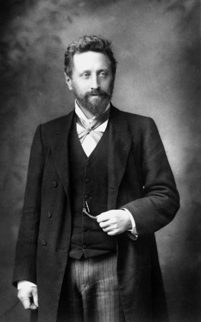 William Ayrton, ingeniero británico, c 1890 de Frederick (attr. to) Barnard