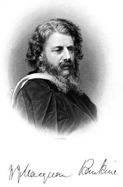 William John MacQuorn Rankine, ingeniero civil escocés, c 1860-1869 de Ferdinand Georg Waldmuller