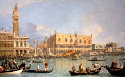 Vista del Palacio Ducal de Canaletto
