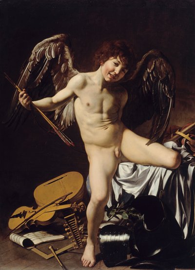 Cupido como Víctor de Caravaggio