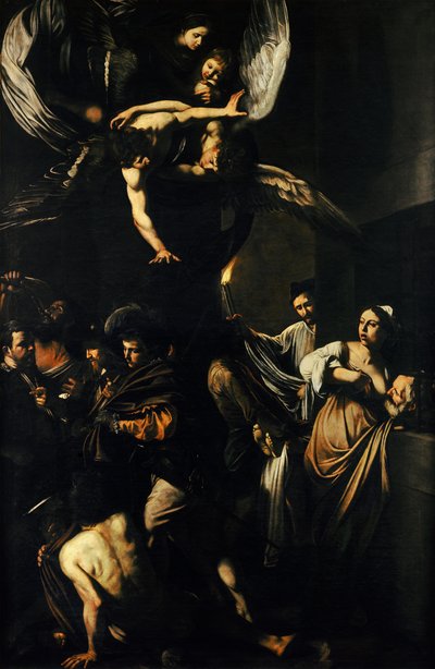 Las siete obras de misericordia de Michelangelo Merisi da  Caravaggio
