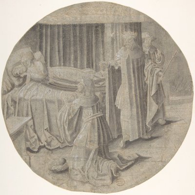 Hamán Suplica a Ester por su Vida de Circle of Pseudo Aert Ortkens