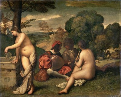 Concierto pastoral de Giorgione