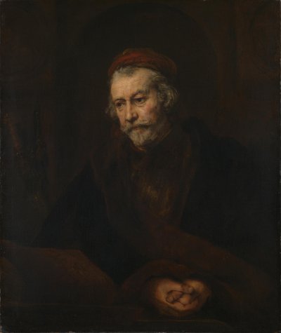 Retrato de un hombre como el Apóstol Pablo de Rembrandt van Rijn