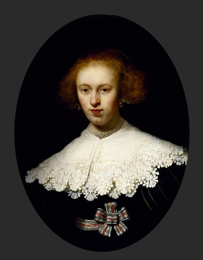 Retrato de una mujer joven de Rembrandt