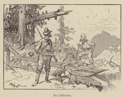 En California de after Albert Robida