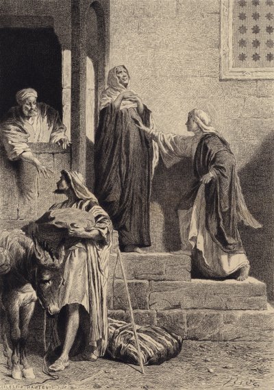 María y Elisabet de after Albert Robida
