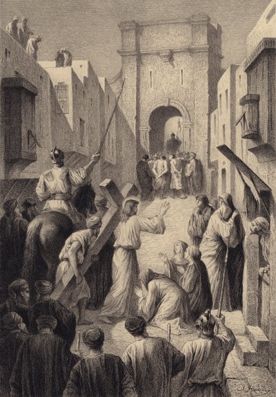 Las hijas de Jerusalén de after Albert Robida