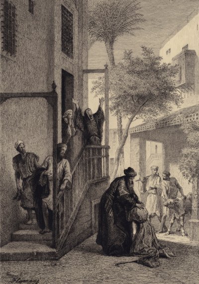 El hijo pródigo de after Albert Robida