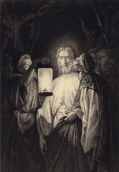 La traición de Judas de after Albert Robida