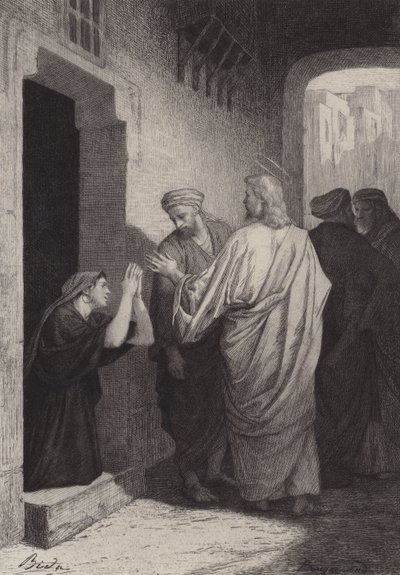 La mujer de Canaán de after Albert Robida