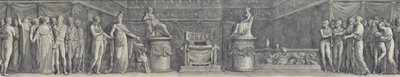 Francia invita a Napoleón a sentarse en el trono imperial de after Andrea Appiani the Elder