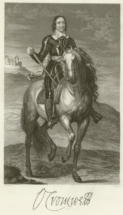 Oliver Cromwell de after Anthony van Dyck