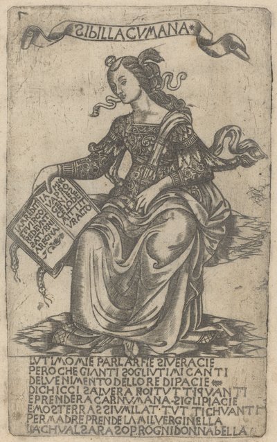 Sibila cumana de after Baccio Baldini
