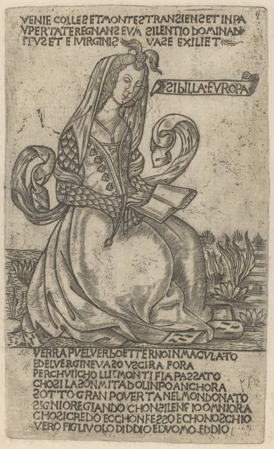 Sibila europea de after Baccio Baldini