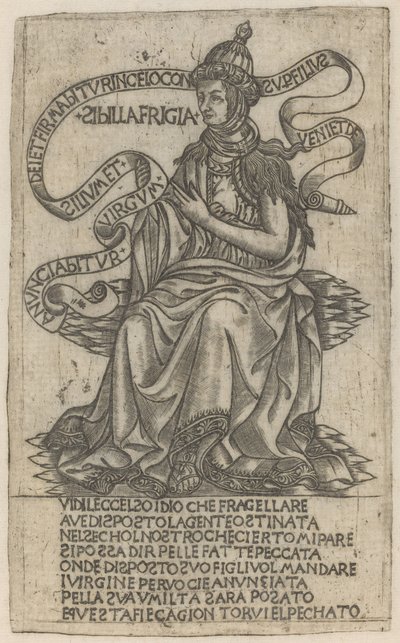 Sibila frigia de after Baccio Baldini