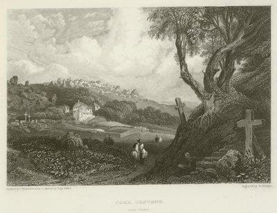 Convento de Cork, cerca de Cintra de after C. Stanfield