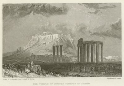 El Templo de Júpiter Olímpico en Atenas de after C. Stanfield
