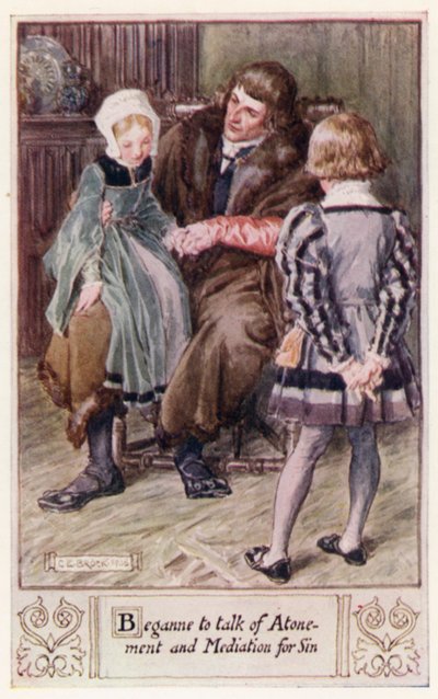 Comenzó a hablar de Expiación y Mediación por el Pecado de after Charles Edmund Brock