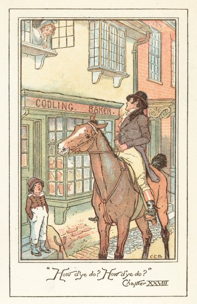 Ilustración para Emma de Jane Austen de after Charles Edmund Brock