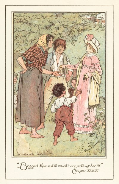 Ilustración para Emma de Jane Austen de after Charles Edmund Brock