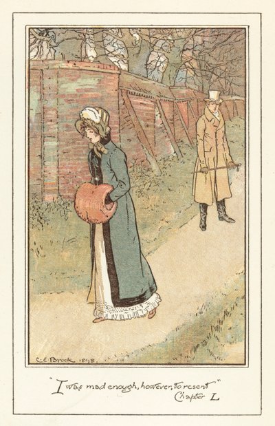 Ilustración para Emma de Jane Austen de after Charles Edmund Brock