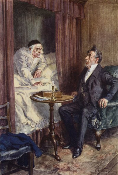 Ilustración para Martin Chuzzlewit de after Charles Edmund Brock