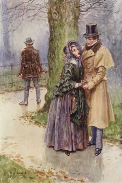 Ilustración para Martin Chuzzlewit de after Charles Edmund Brock