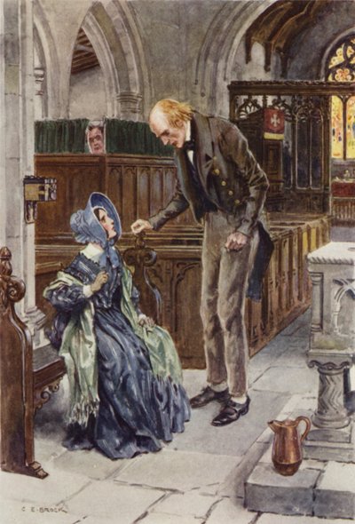 Ilustración para Martin Chuzzlewit de after Charles Edmund Brock