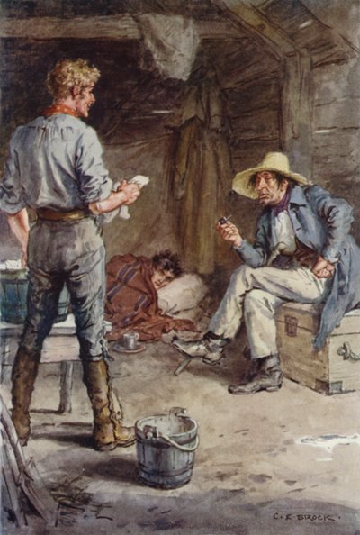 Ilustración para Martin Chuzzlewit de after Charles Edmund Brock