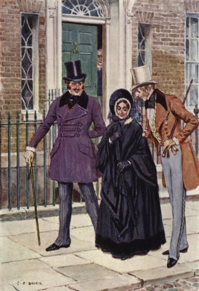 Ilustración para Nicholas Nickleby de after Charles Edmund Brock