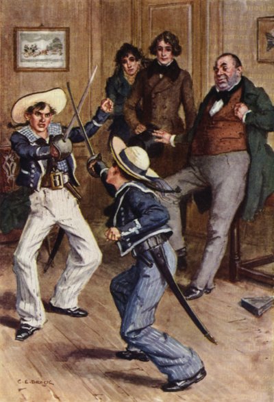 Ilustración para Nicholas Nickleby de after Charles Edmund Brock