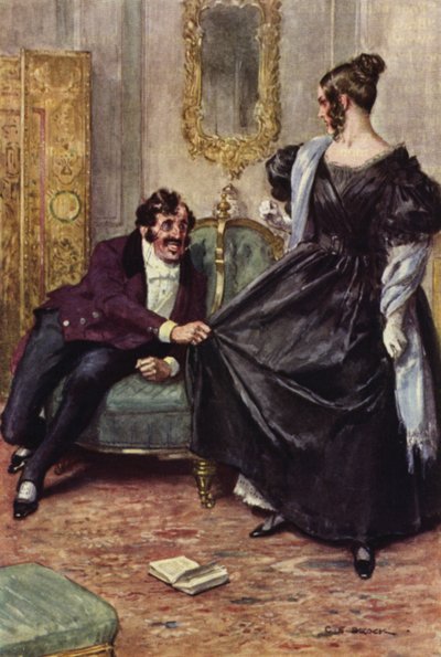 Ilustración para Nicholas Nickleby de after Charles Edmund Brock