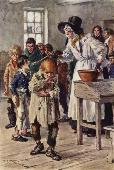 Ilustración para Nicholas Nickleby de after Charles Edmund Brock