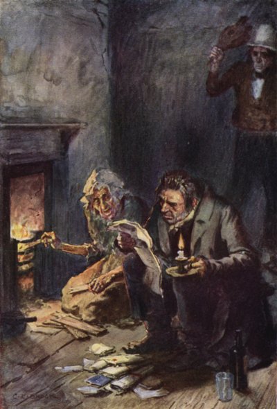 Ilustración para Nicholas Nickleby de after Charles Edmund Brock