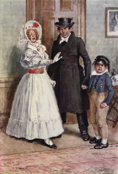 Ilustración para Nicholas Nickleby de after Charles Edmund Brock