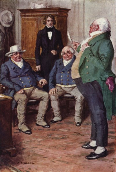 Ilustración para Nicholas Nickleby de after Charles Edmund Brock