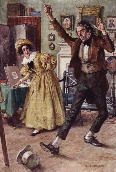 Ilustración para Nicholas Nickleby de after Charles Edmund Brock