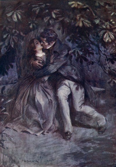 El Sr. Rochester declara su amor de after Charles Edmund Brock