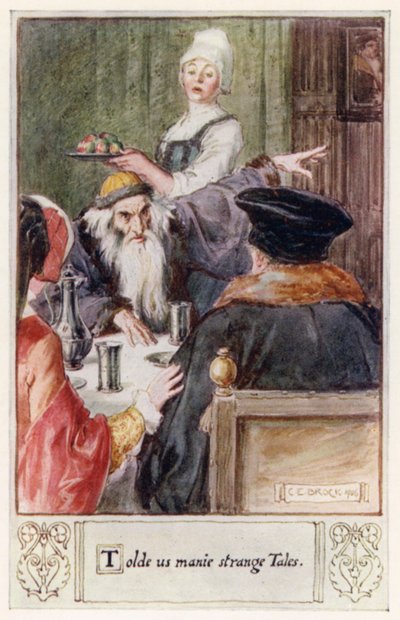 Nos contó muchas historias extrañas de after Charles Edmund Brock