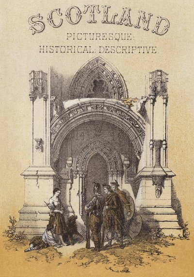 Entrada a la Capilla de Roslin de after David Roberts