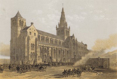 Catedral de Glasgow (San Mungo), Exterior de after David Roberts