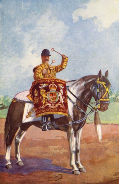 Caballo tambor del 1er Life Guards de after Edgar Alfred Holloway